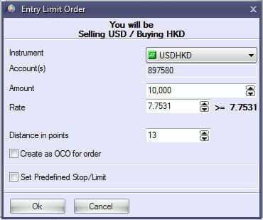 Limit Entry Order